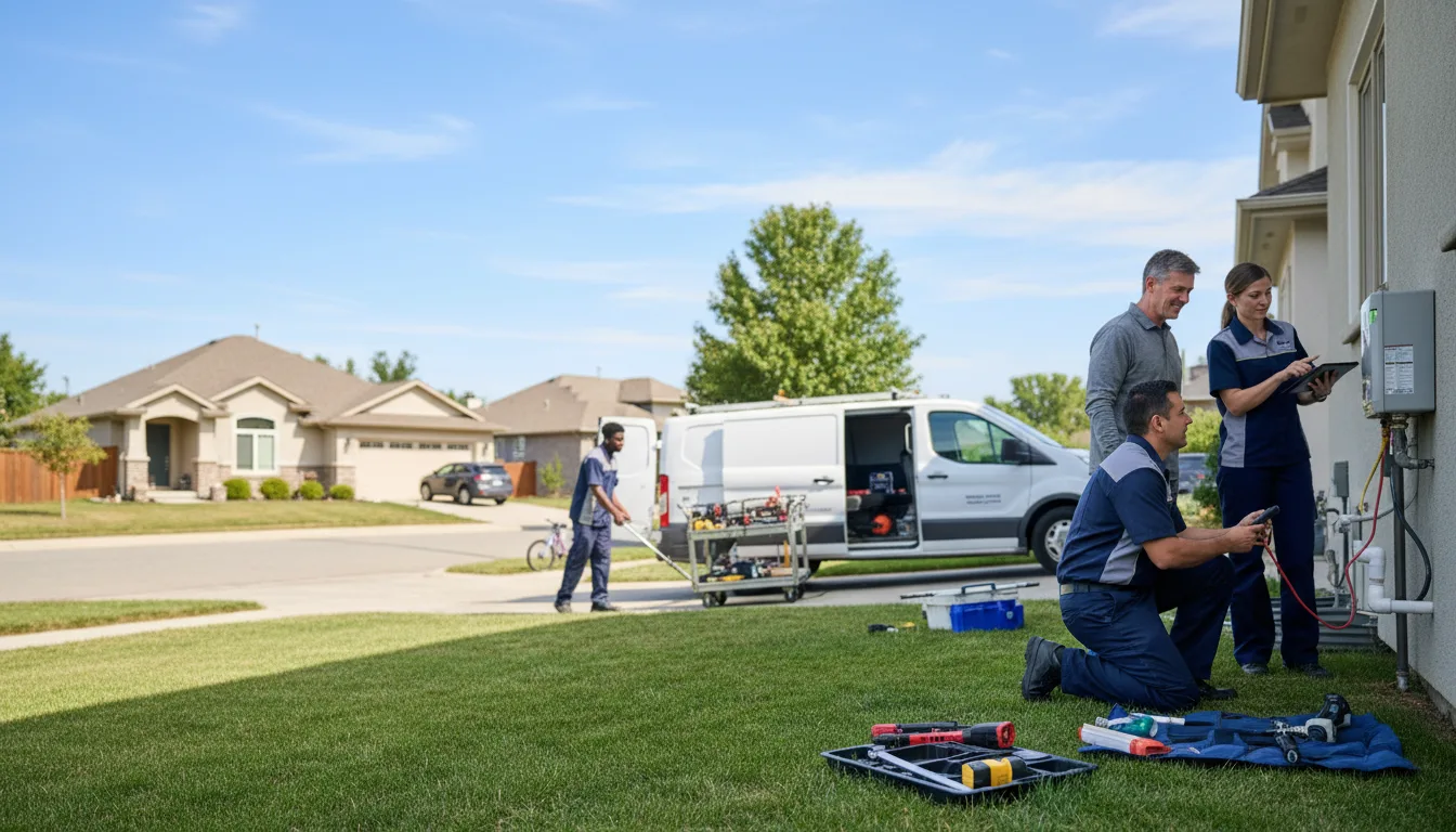 Tankless water heater service in Bridge City, TX